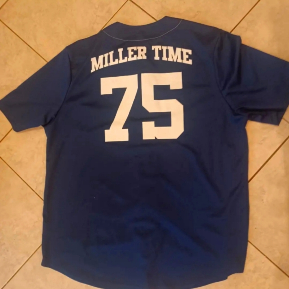 Retro Miller lite baseball jersey sz.xl